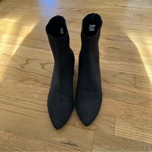 ASOS Black Heeled Sock Boots